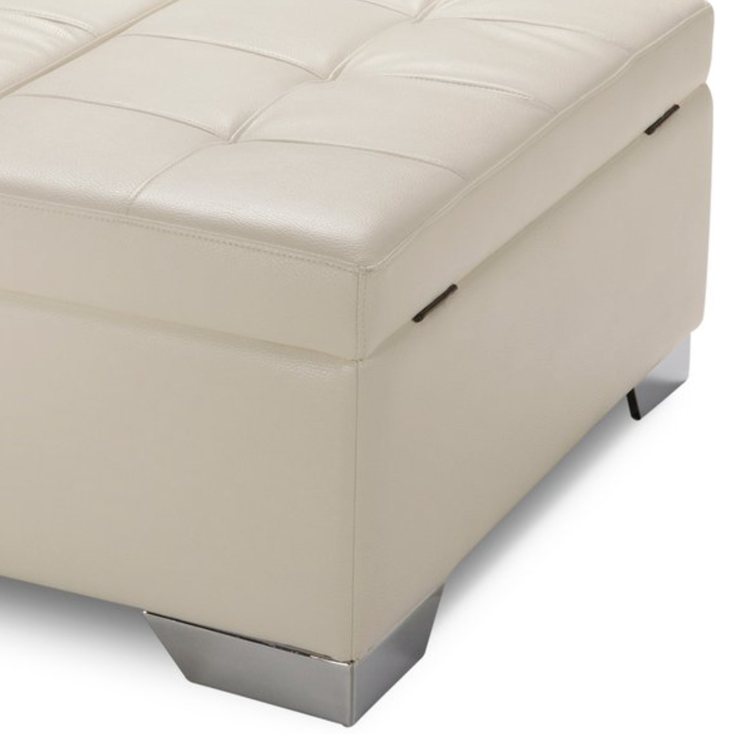 Melinda Storage Ottoman - Canadian Furniture