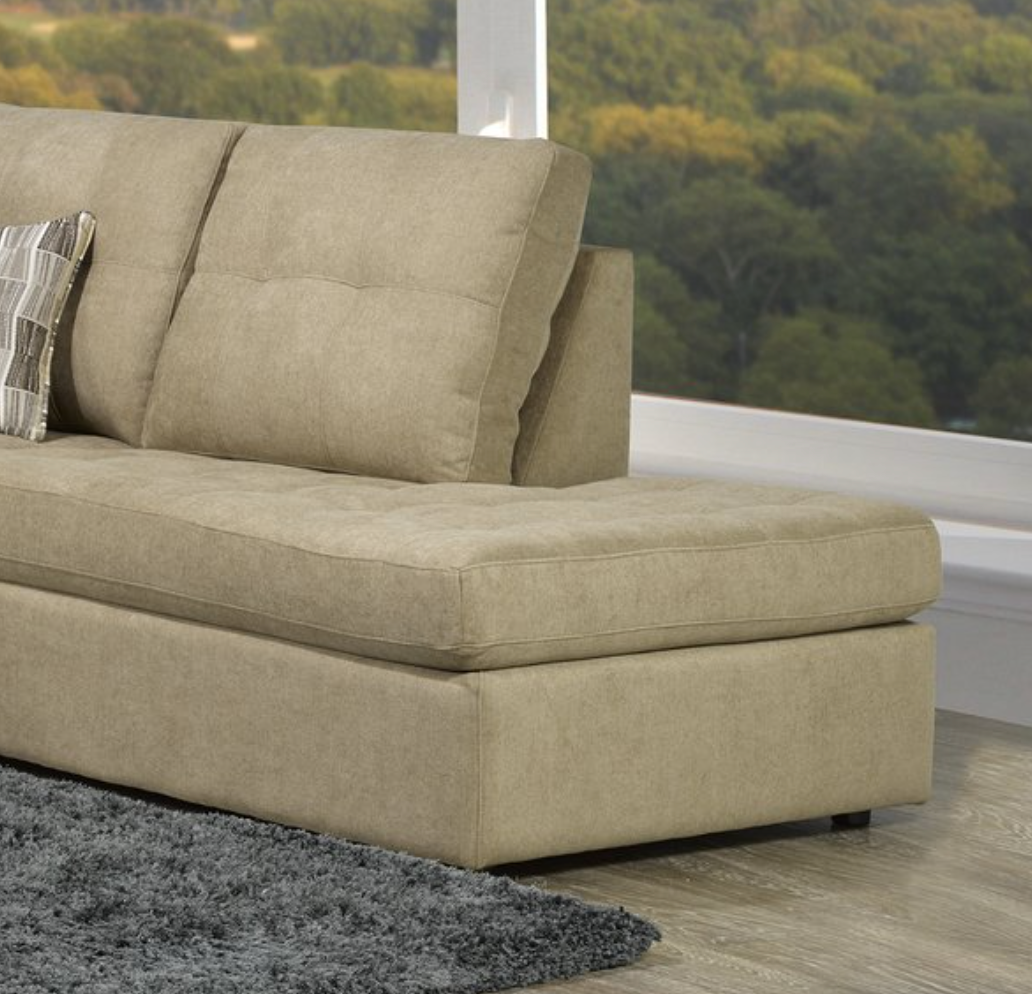 Coral Sectional - Khaki - Canadian Furniture