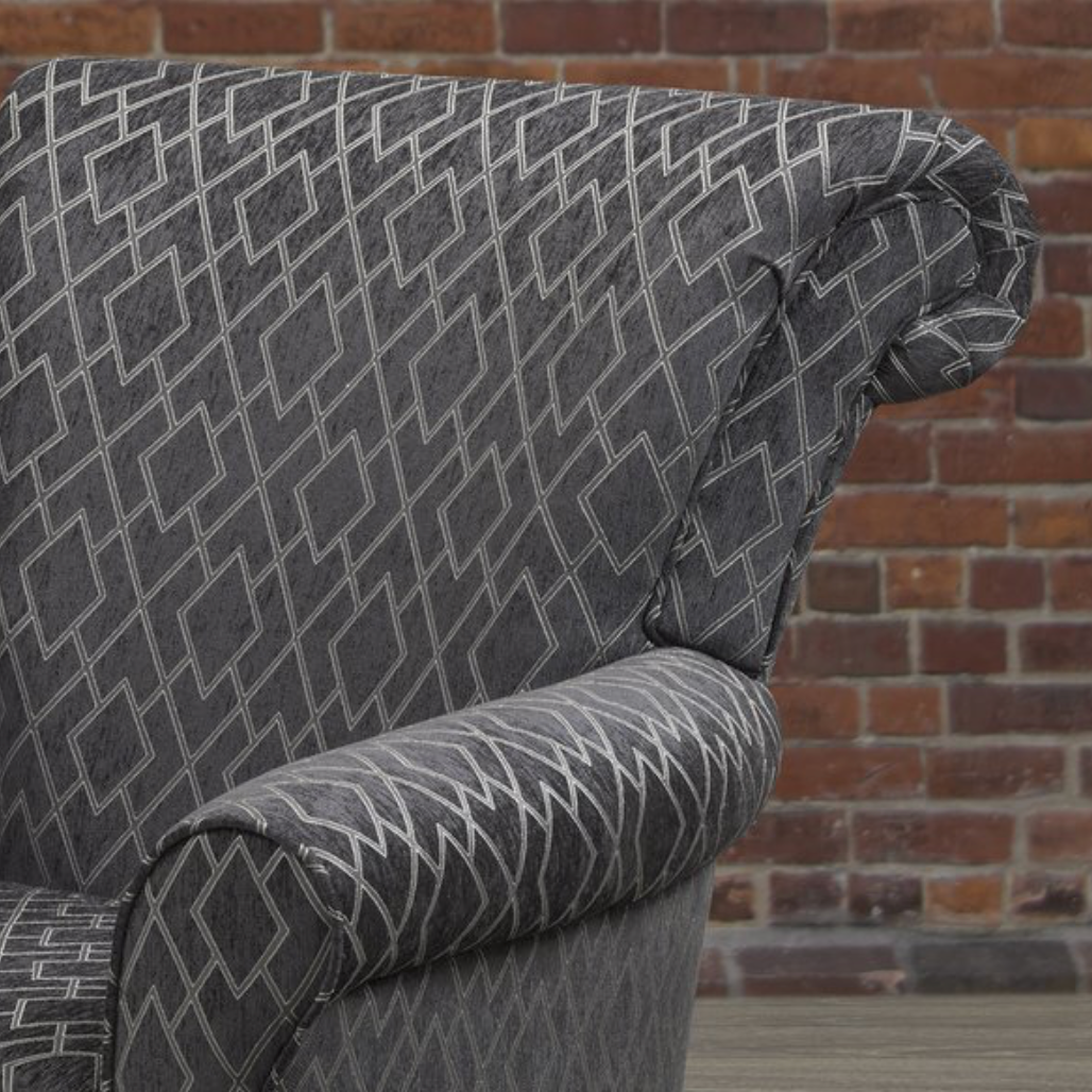 Caledon Accent Chair - Charcoal - Canadian Furniture
