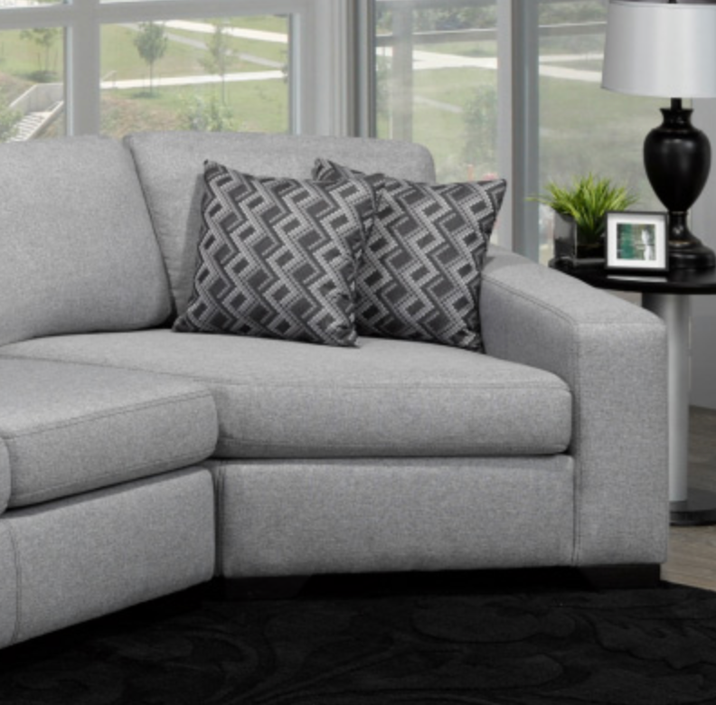 Laval Sectional - Grey - Canadian Furniture