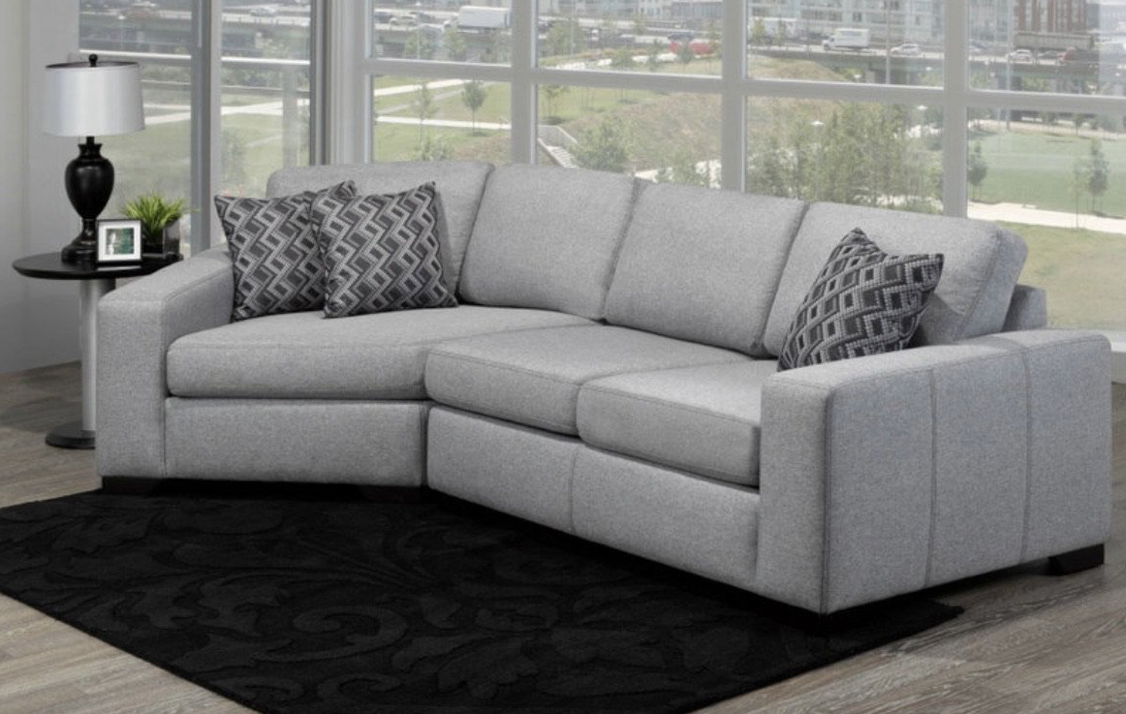 Laval Sectional - Grey - Canadian Furniture