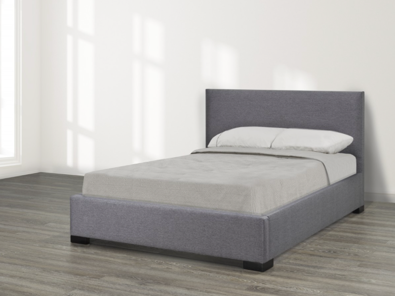 Verona Platform Bed - Grey