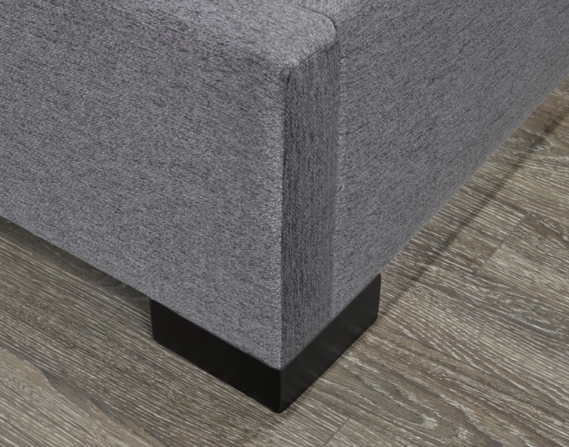 Verona Platform Bed - Grey