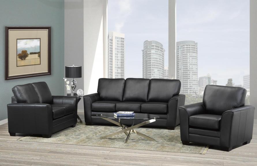 Pearson Sofa Series - Black - Canadian Furniture